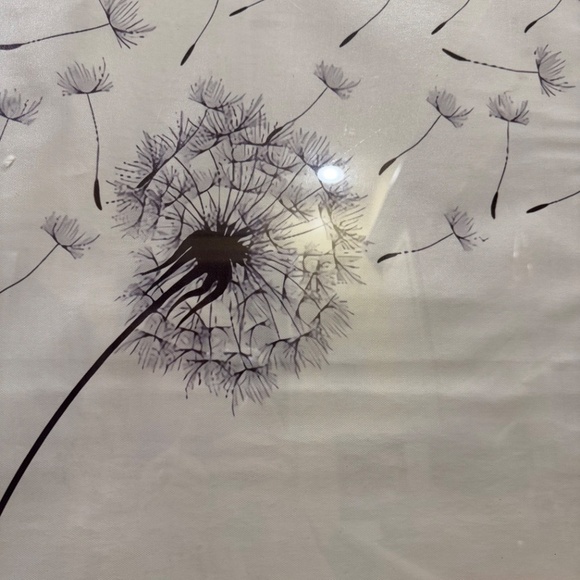 Dandelion Canvas Art with Floating Seeds - Picture 3 of 3